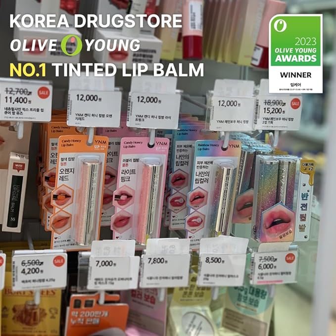 YNM Unicorn Honey Lip Balm | (+4 colors) Non-Sticky, K-beauty, High-Shine,Comfortable, Tinted Lipbalm, moisturize with manuka honey