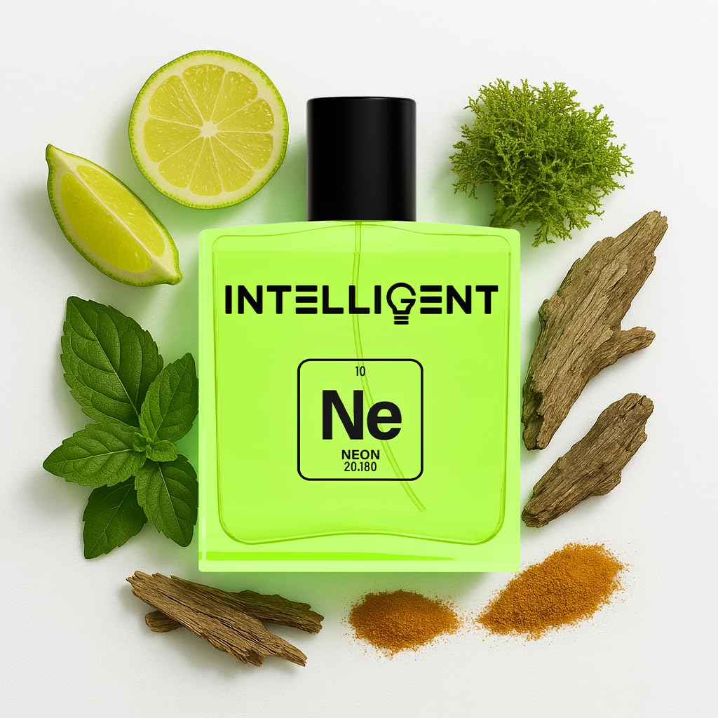 Intelligent Neon Eau de Parfum | Cologne for Men | Abstract, Artistic, Aldehydic | 3.4 Fl Oz (100 mL)