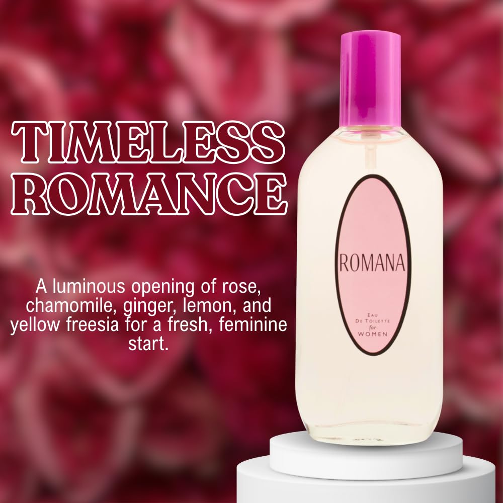 American Collection perfumes for women – INSPIRED by A WORLD RENOWED WOMEN'S PERFUME – Rose, Chamomile, Ginger, White Musk – Fresh, Floral, Elegant, Long-Lasting – Premium Womens Perfume 3.4 oz