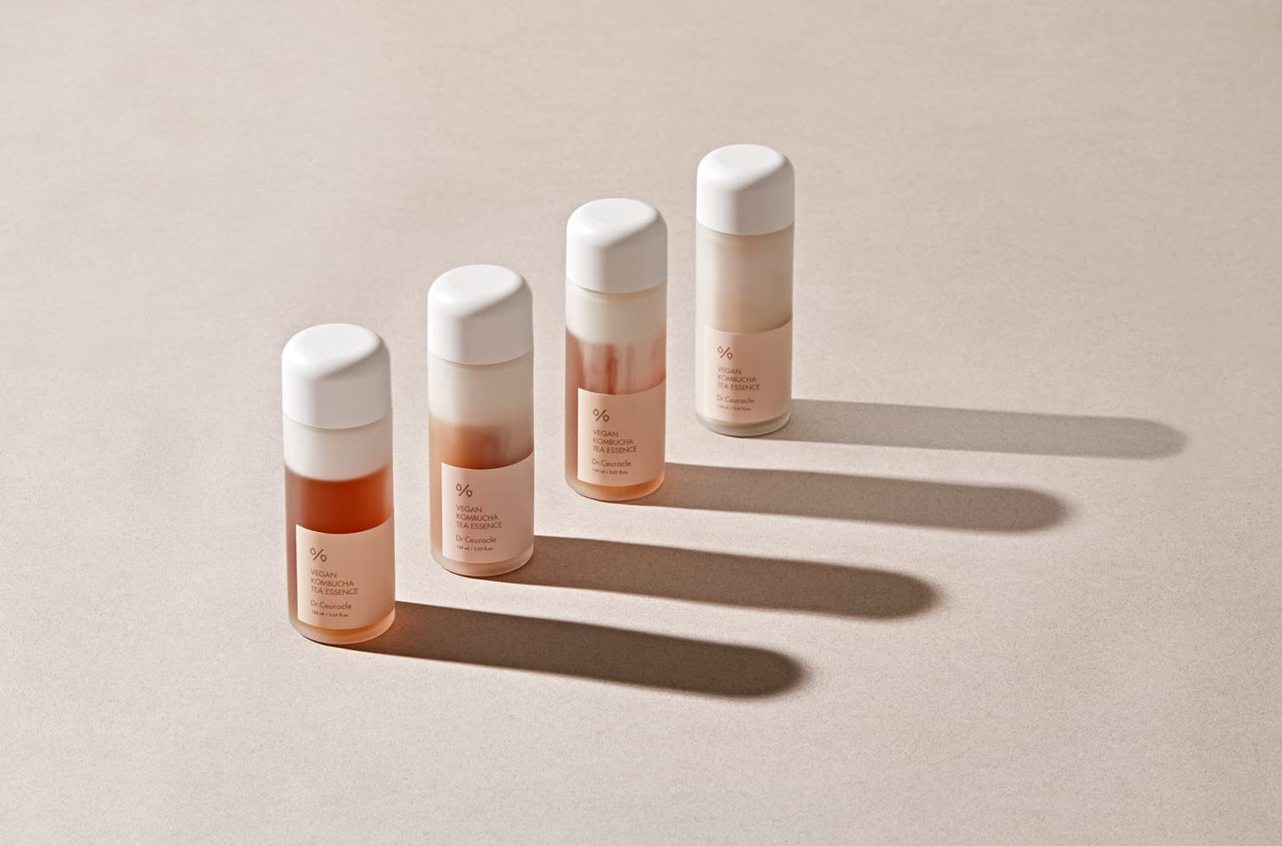 Dr.Ceuracle Vegan Kombucha Tea Special Set - Korean Skincare Set, Hydrating and Nourishing Gift Set included Essence, Gel Cream, Lip Balm