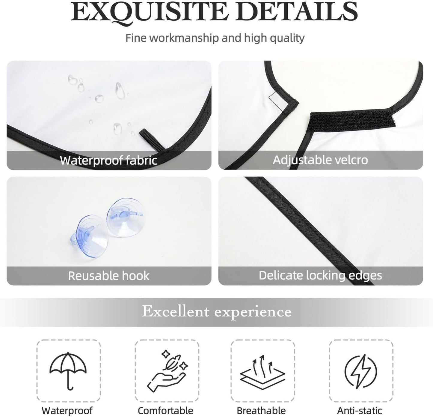 Beard Hair Catcher Bib, Waterproof Non-Stick Grooming Apron for Shaving Trimming, Perfect for Men Dad, Space Galaxy Zodiac Star Constellation Print Shave Bib