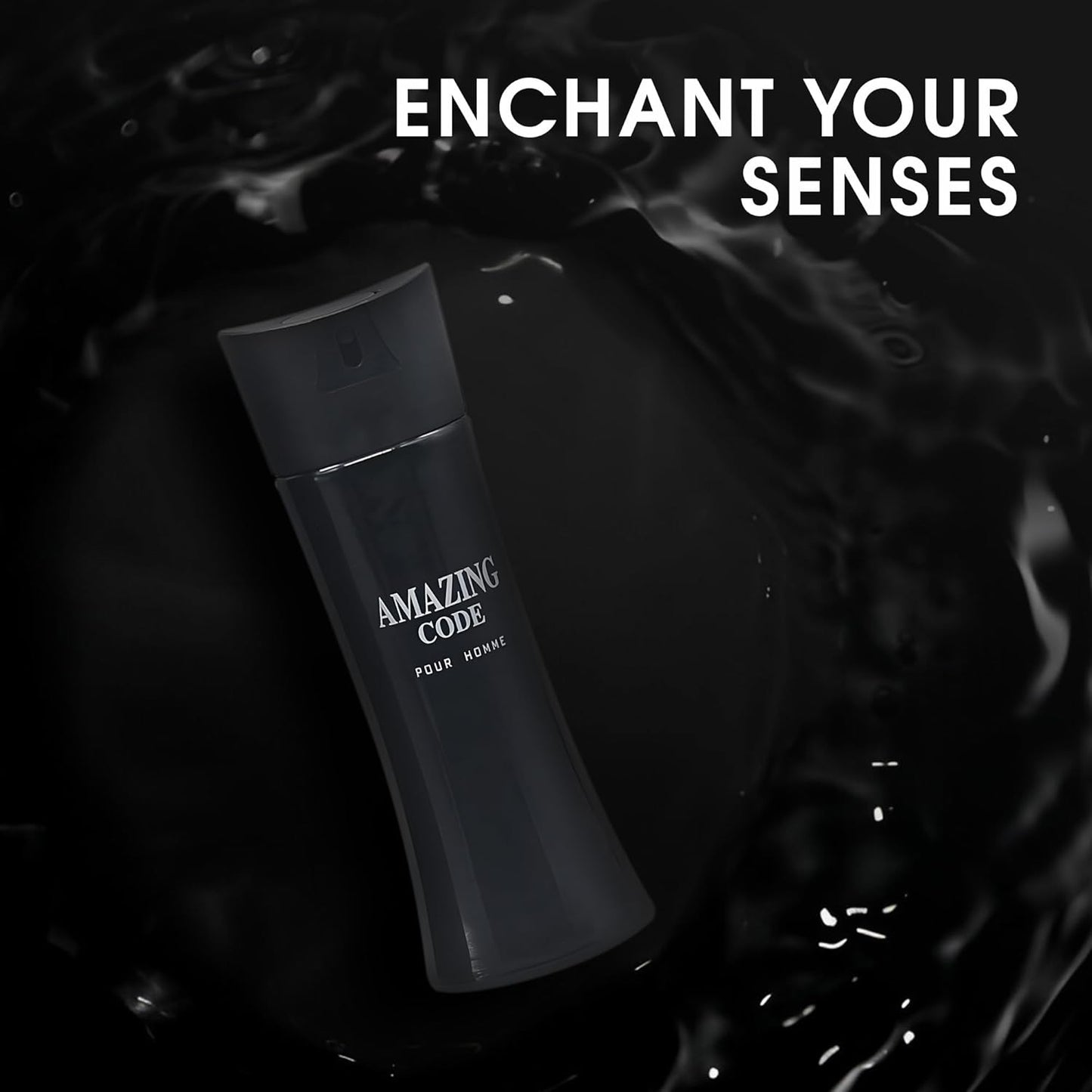 2PCS Valentine Milano/Amazing Code Eau De Toilette for Men-Fresh,Romantic Scent Perfume for Men 3.4 Fl Oz Each Mens Cologne For All Skin Daily Used