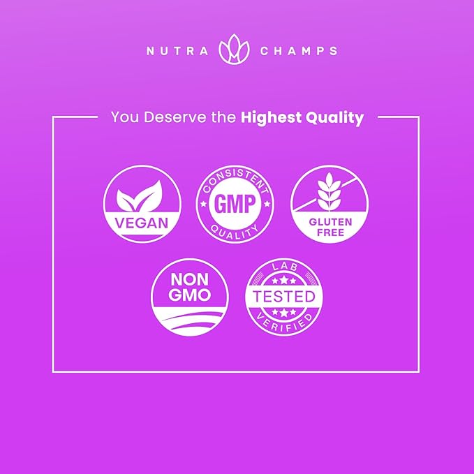 NutraChamps (2 Pack) Biotin Gummies 10,000mcg [High Potency] for Healthy Hair, Skin & Nails for Adults & Kids - 5000mcg in Each Gummy Vitamin - Vegan, Non-GMO, Pectin-Based Hair Health Supplement