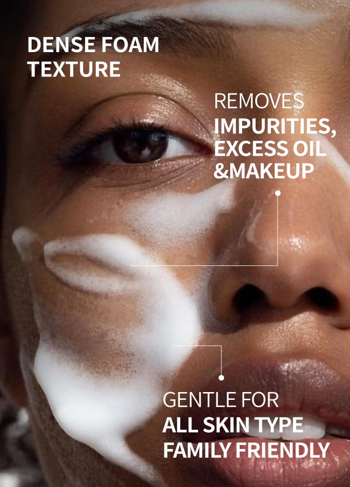 BEAUDIANI Pure foaming facial cleanser, CICA & orange oil cleanser, gentle face wash, makeup remover + pore minimizer for all skin types, vegan