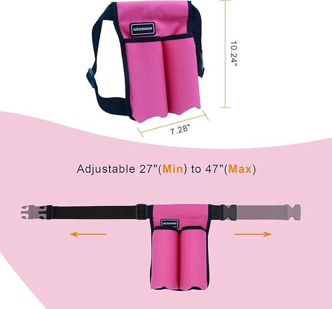 Massage Oil Holster, Adjustable and Durable Massage Holster, Bag only, Bottle not Included