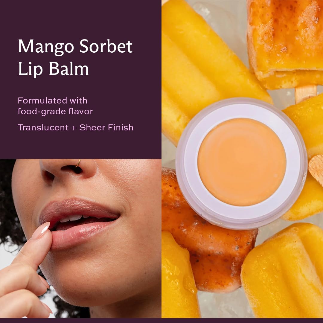 Subtl Staks Summer Lip Balm Trio – Hydrating, Stackable Travel Lip Balms with Mango Sorbet, Zestination Coco & Original Flavors