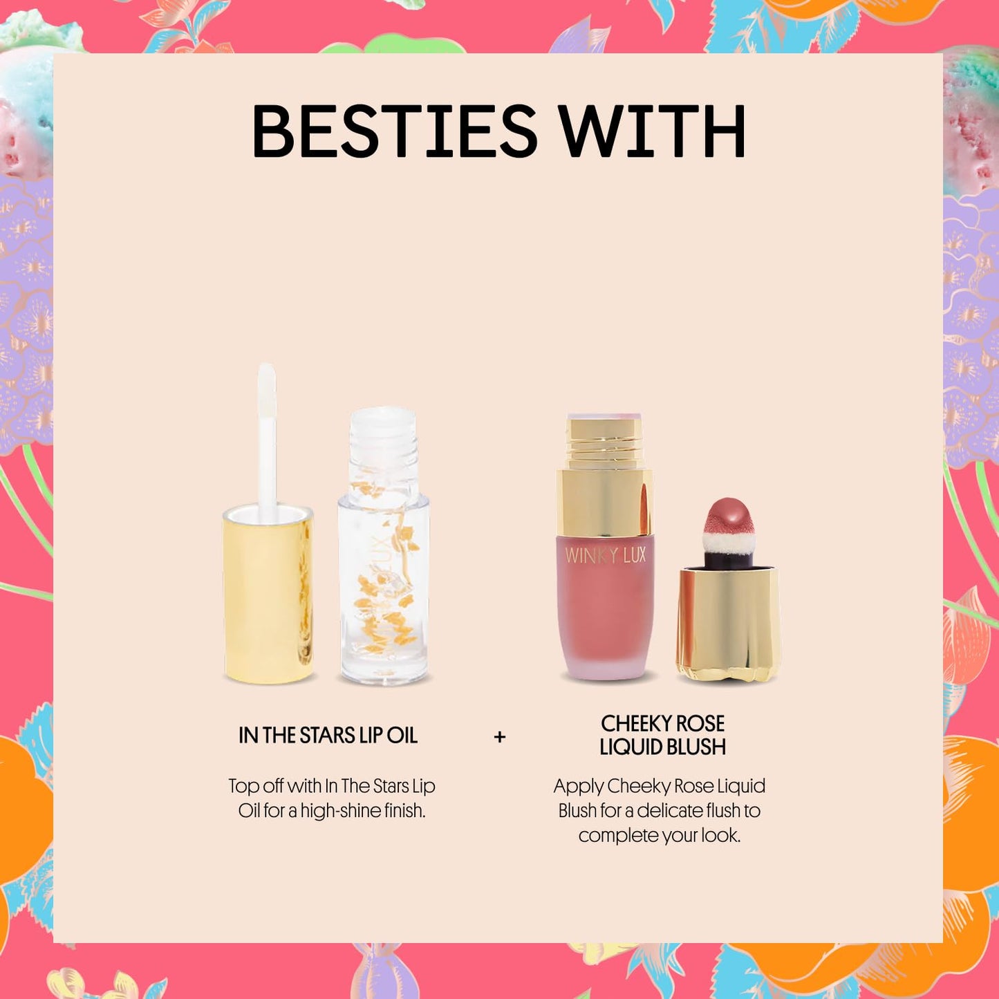 Winky Lux Sorbet Tri-Color Tinted Lip Balm – Hydrating Lip Balm, Sheer Pink Tint, Nourishing Lip Care with Jojoba Oil & Vitamin E, Moisturizes & Softens Dry Lips, Buttery Soft with Pink Coconut Scent