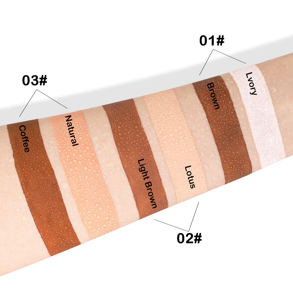 evpct 2In1 Cream Contour Stick Contouring Concealer Sticks Makeup Face Cream Kit for Beginners Creamy Contour and Highlight Stick contorno base de maquillaje para mujer en oferta 01 Ivory & Brown