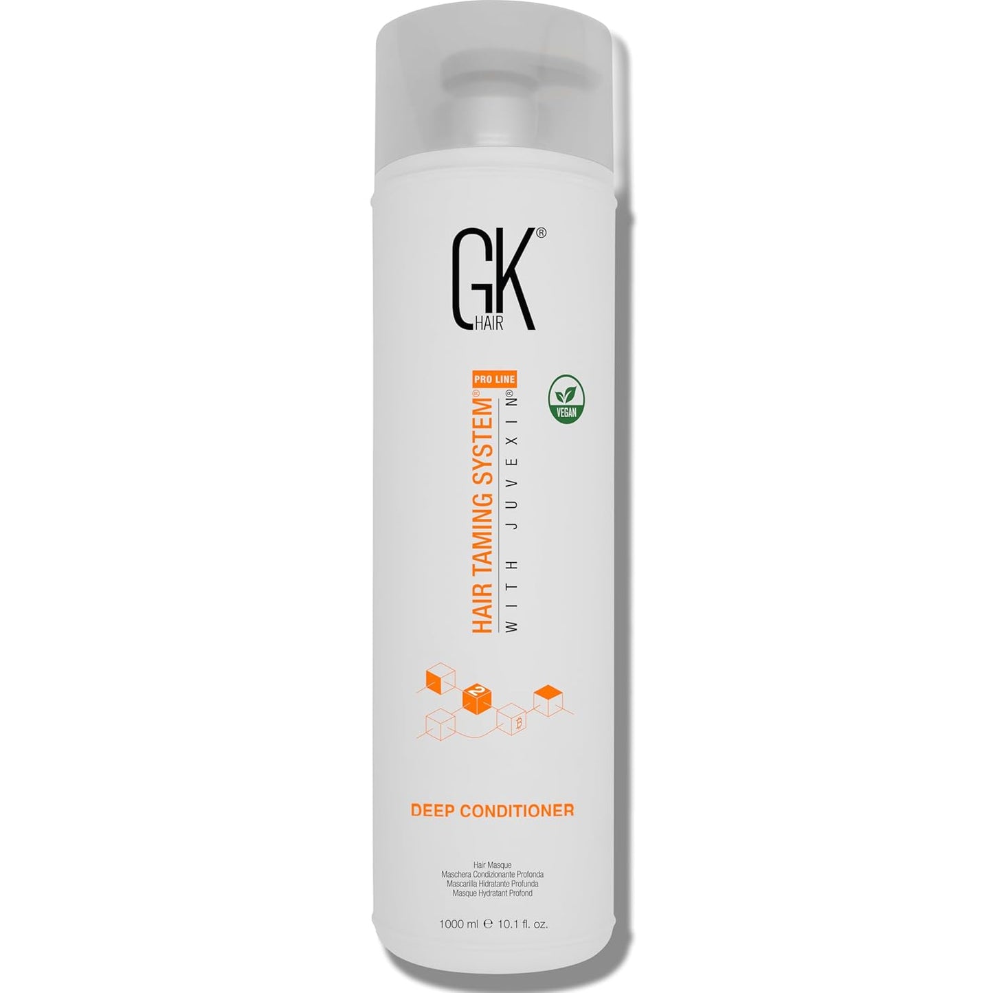 GK HAIR Global Keratin Deep Conditioner Masque (33.8 Fl Oz/1000ml) Intense Hydrating Repair Treatment Mask for Dry Damaged Color Treated Frizzy Hair Restoration Formula with JOJOBA Seed Oils