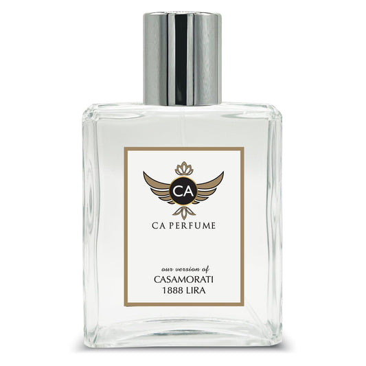 CA Perfume Impression of Casamorati 1888 Lira For Women Replica Fragrance Dupes Eau de Parfum Spray Bottle 3.4 Fl Oz/100ml-X1