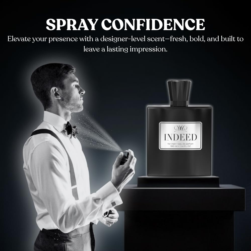 Mens Cologne - INSPIRED by A WORLD RENOWNED MEN’S PERFUME - Pineapple, Apple, Birch, Musk - Bold, Fresh, Masculine - Long-Lasting Eau De Parfum 100ml (3.4 fl oz) (Indeed 100ml)