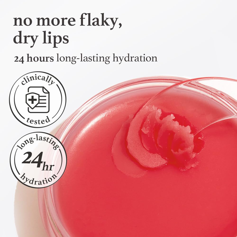 NOONI Vegan Applecherry Lip Mask Overnight – Hydrating Lip Balm & Butter with Shea Butter & Vitamins | Soothing Moisturizer, Softening Treatment for Dry Lips, 0.42 oz