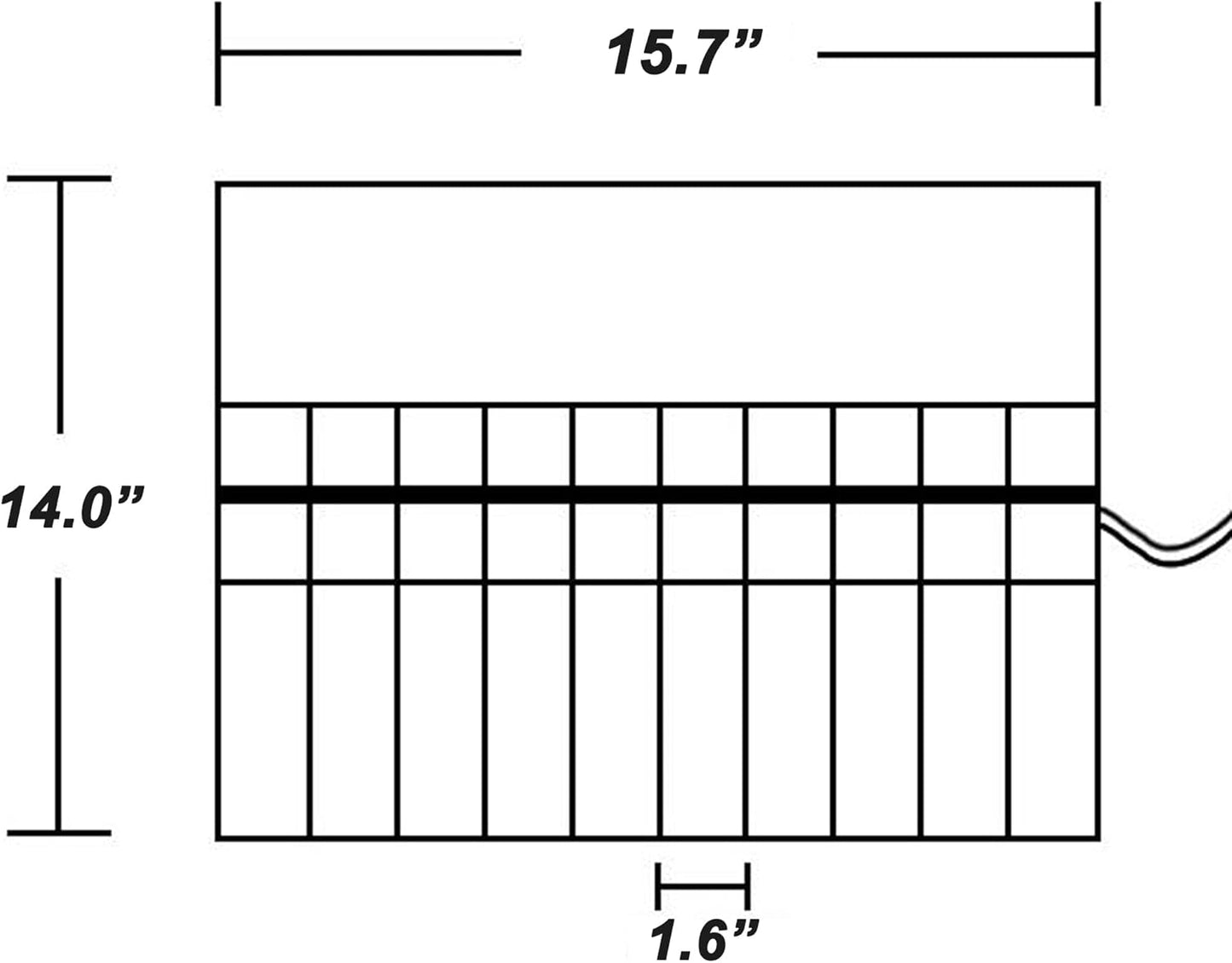 Funny live Paint Brush Holder Art Supplies, Artist Brush Holder & Art Supply Storage Organizer Roll-Up Case Bag, Protect Acrylic Oil Watercolor Paintbrushes (Maple Leaf-20 Slot Pockets)