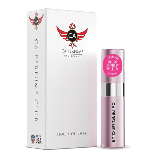 CA Perfume Originals Blush of Pussy Willow for Women Floral Fruity Scent Long Lasting Perfumes for Women Eau De Parfum Travel Size Refillable Atomizer Spray 0.27 Fl Oz 8ml