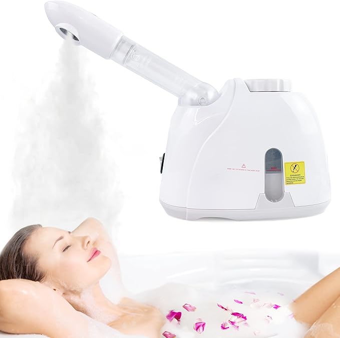 Facial Steamers with 360 Rotatable Sprayer, Face Steamer for Facial Deep Cleaning, Hot Mist Humidifier for Face Spa Sinuses Moisturizing, Home or Salon Use