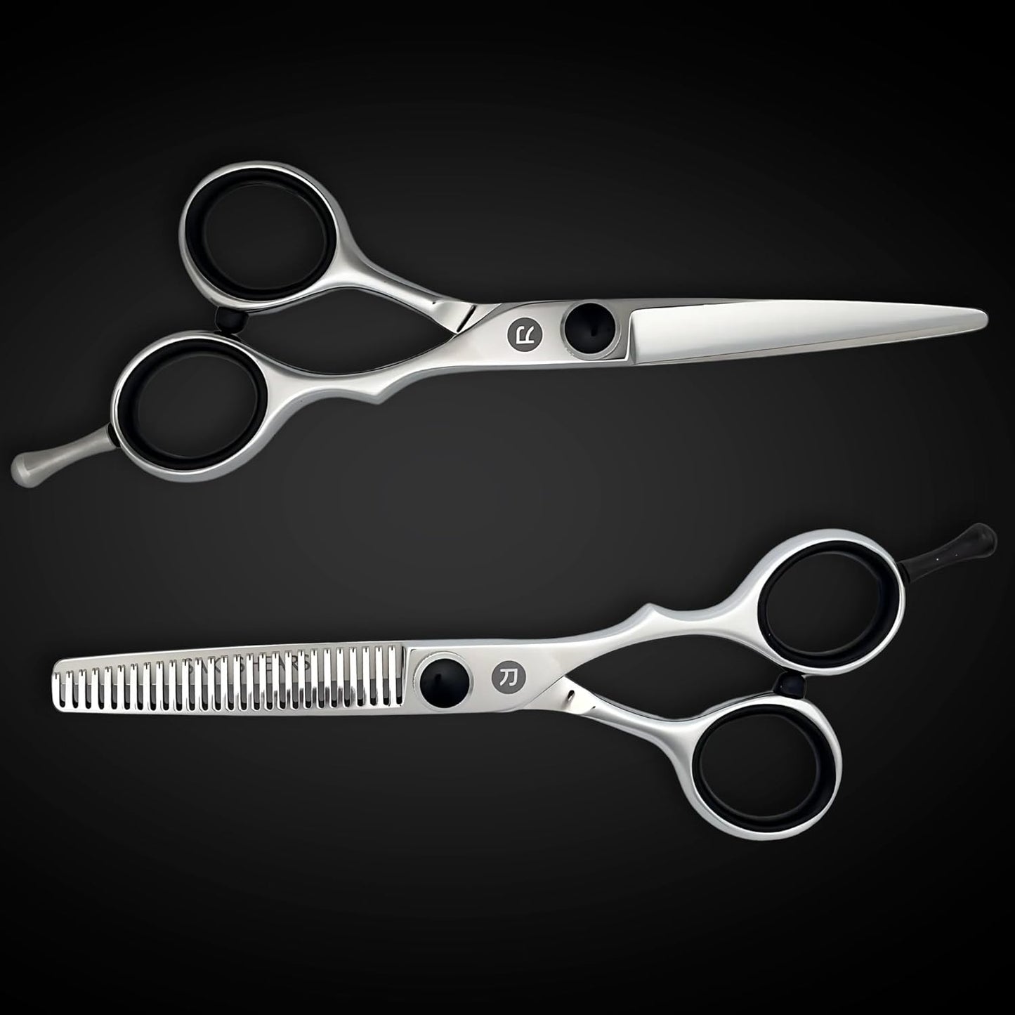Saki Makoto Professional Hairdressing Scissors and Thinning Shears Set for Professional Hair Cutting - 5.5" 440C Stainless Steel