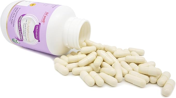 Hi Well Premium Glutathione with Marine Collagen 90 Vegetable Capsule