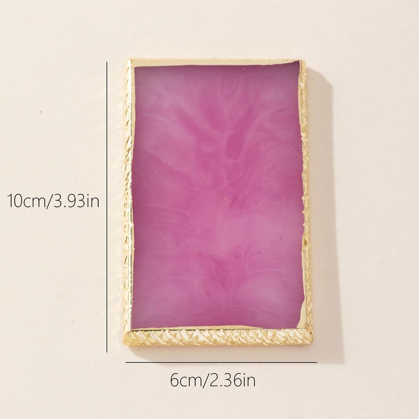 Resin Nail Art Palette Nail Polish Palette Nail Palette Nail Pallet for Nail Art (Purple)