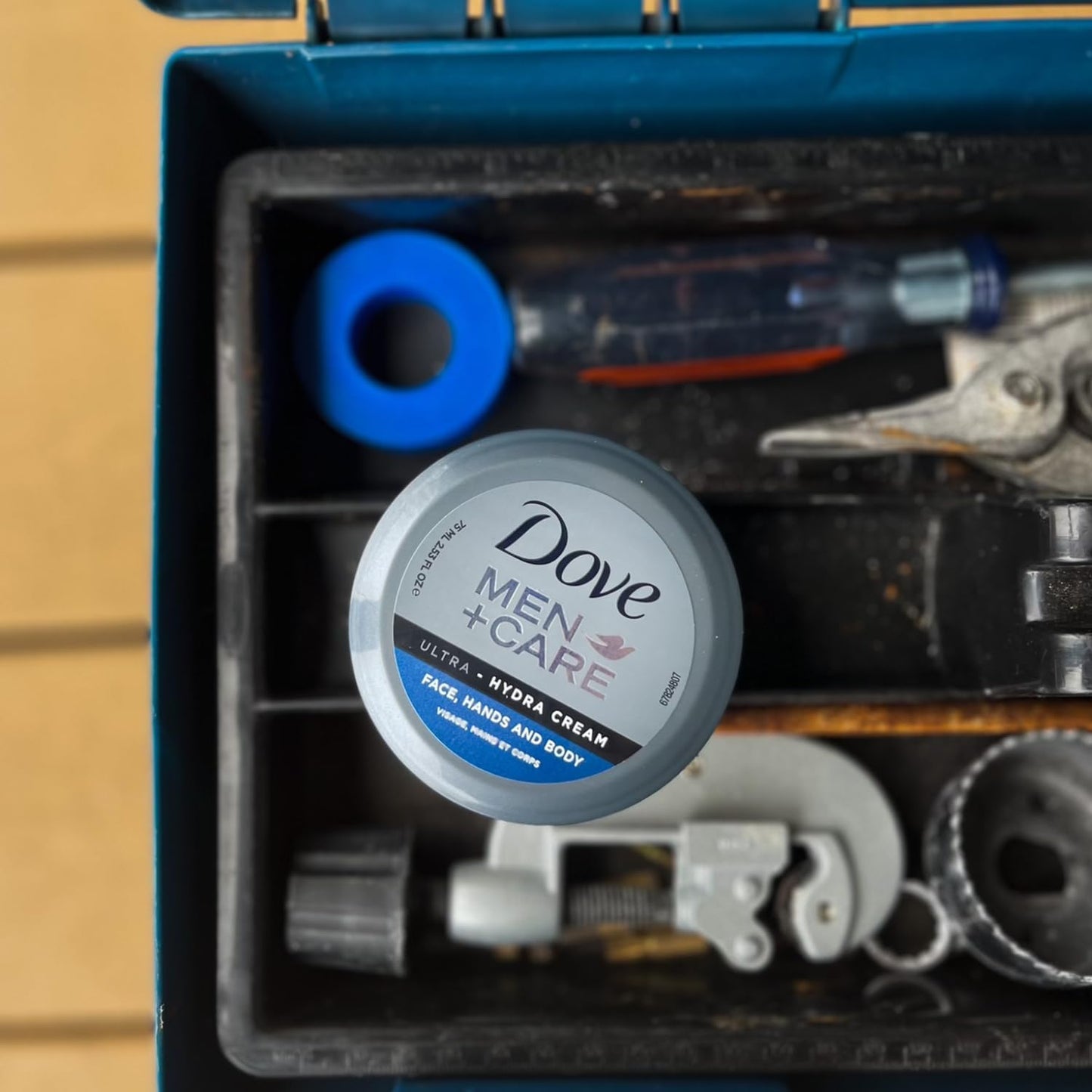 Dove Men+Care Ultra Hydra Cream Lotion, 3-In-1 Advanced Skin Care for Men, Face Cream, Hand & Body Lotion for Dry Skin, 2.53 Fl Oz (Pack of 12)