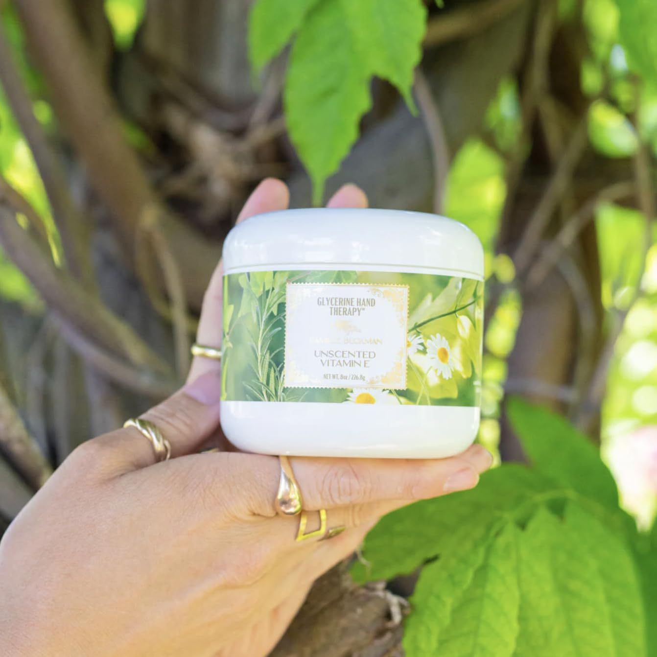 Camille Beckman Glycerine Hand Therapy Cream, Vitamin E Unscented, 8 Ounce