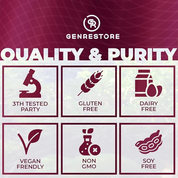 Berry Gen Biotin Supplement 10000 mcg Vegetarian Capsules - Support Hair Health & Growth, Help Heal Skin & Reduce Wrinkles and Moisturize Skin, Hair, and Nails - 30 Count (3)