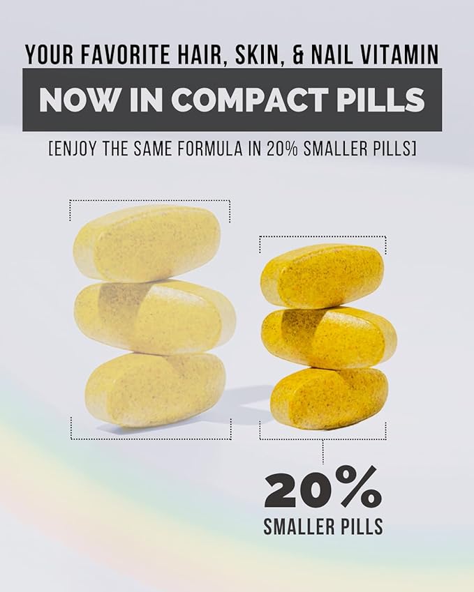 Advanced Hair, Skin & Nails Formula - Dermatologist and Plastic Surgeon Developed, clinically Tested for visibly Stronger and Thicker Hair in 12 Weeks