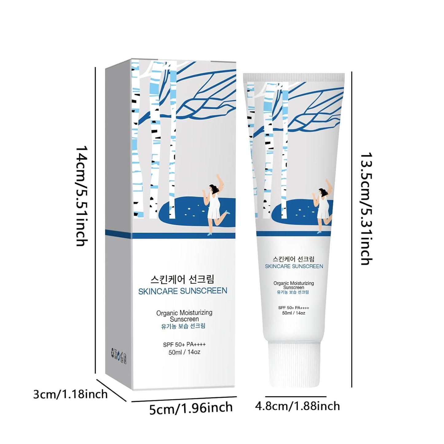 Relief Sun Sunscreen SPF 50+ PA++++ - Birch Juice Moisturizing Sun Cream - Sunscreen for Face No White Cast - Hydrating, Skin Care for All Type (2)