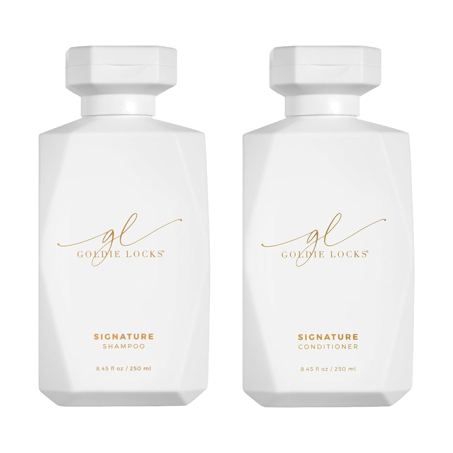 Goldie Locks Ultra Hydrating Shampoo & Conditioner Set - Sulfate-Free, Paraben-Free - for Frizz Control, Shine & Strength - Color & Extension Safe - Protein-Free - 2 x 8.45 fl oz (Packaging May Vary)