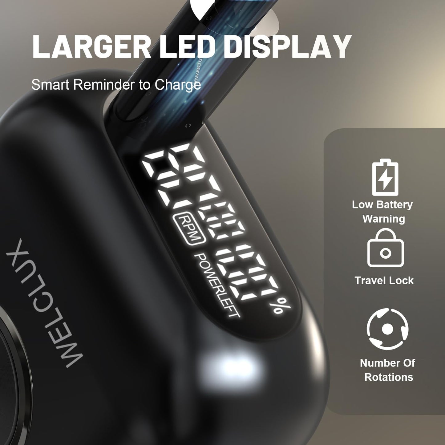 Electric Foil Shavers for Men: Upgraded Mini Electric Razor for Beard - 4 Floating Blades & Big LED Display - 2 Gears Adjustable Face Razor with IPX7 Waterproof for Travel & Home, USB Type C