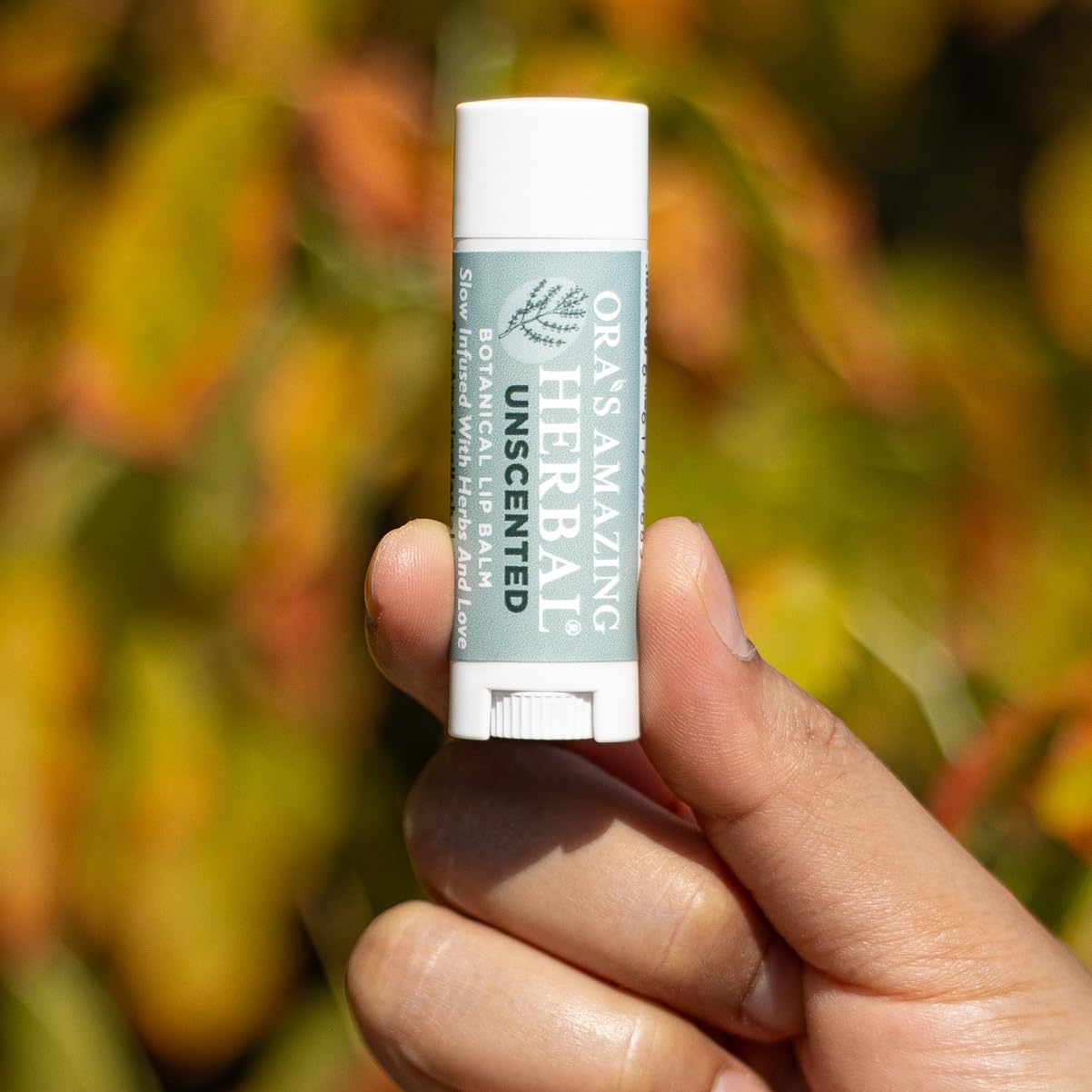 Unscented Lip Balm, Herbal Healing Lip Balm, Balm for Perioral Dermatitis, Very Dry Lips, Natural Fragrance Free Beeswax (Unscented Pack of 3)