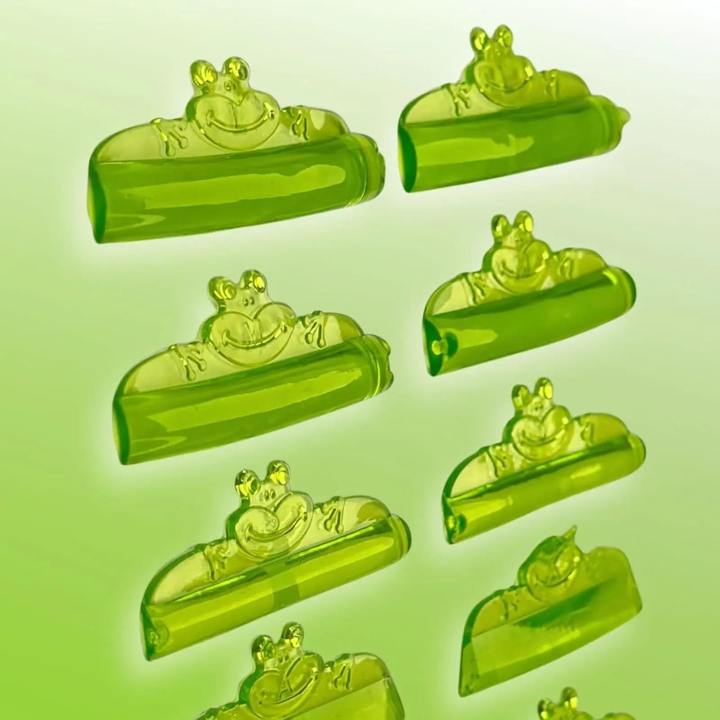 Sticky Pads for Lash Lift – Reusable Silicone Shields for Eyelash Perming, No Glue Needed, Self-Adhesive Curling Pads for Lash Lifting & Brow Lamination (Green Frog – 6 Pairs)