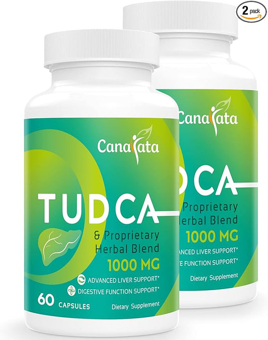 TUDCA Liver Support Supplements 1000mg 120 Vegan