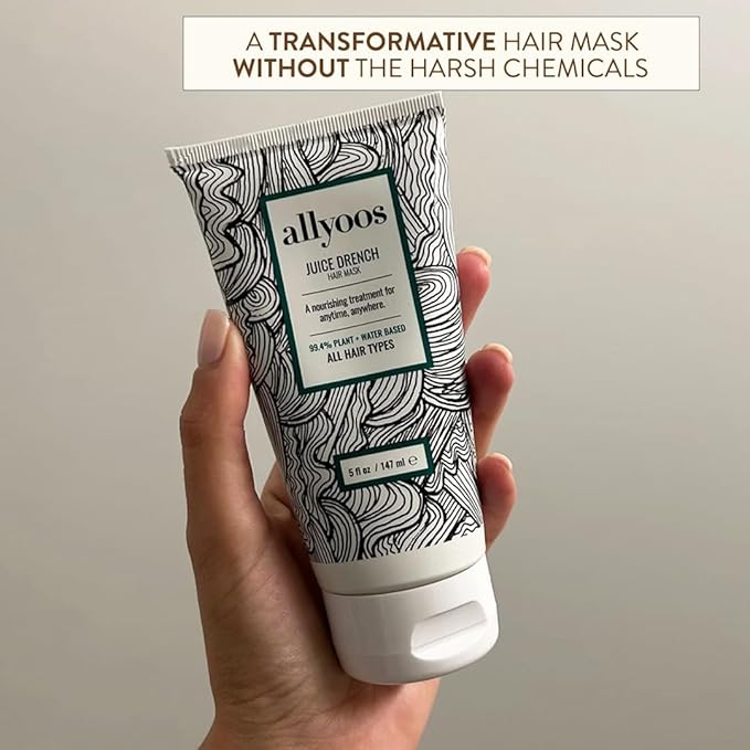 Natural Juice Drench Nourishing Hair Mask | Plant-Based, Cruelty-Free, Clean Haircare (5 oz | 147 mL)