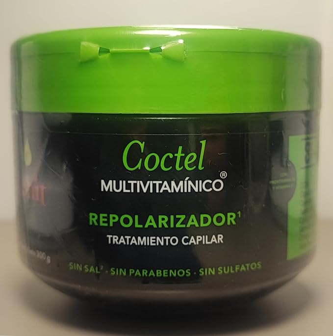Lehit - Coctel 8 En 1 Multivitaminico Repolarizador Tratamiento Capilar Cuidado Para El Cabello Alimento Y Nutricion Reparacion Total Anticaida - Repolarizer Treatment Cocktail