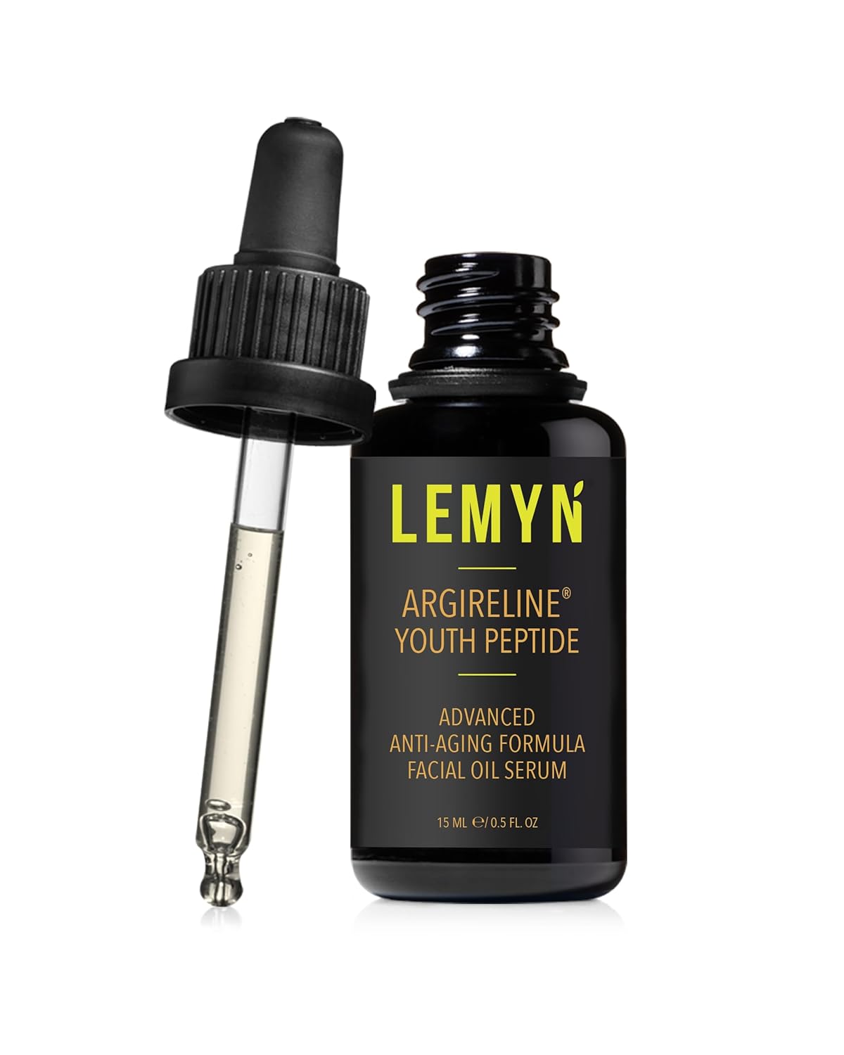 Argireline Youth Peptide Face Oil Serum | Anti-Aging, Hydrating, and Firming | Freshly Made Skincare | 15ml