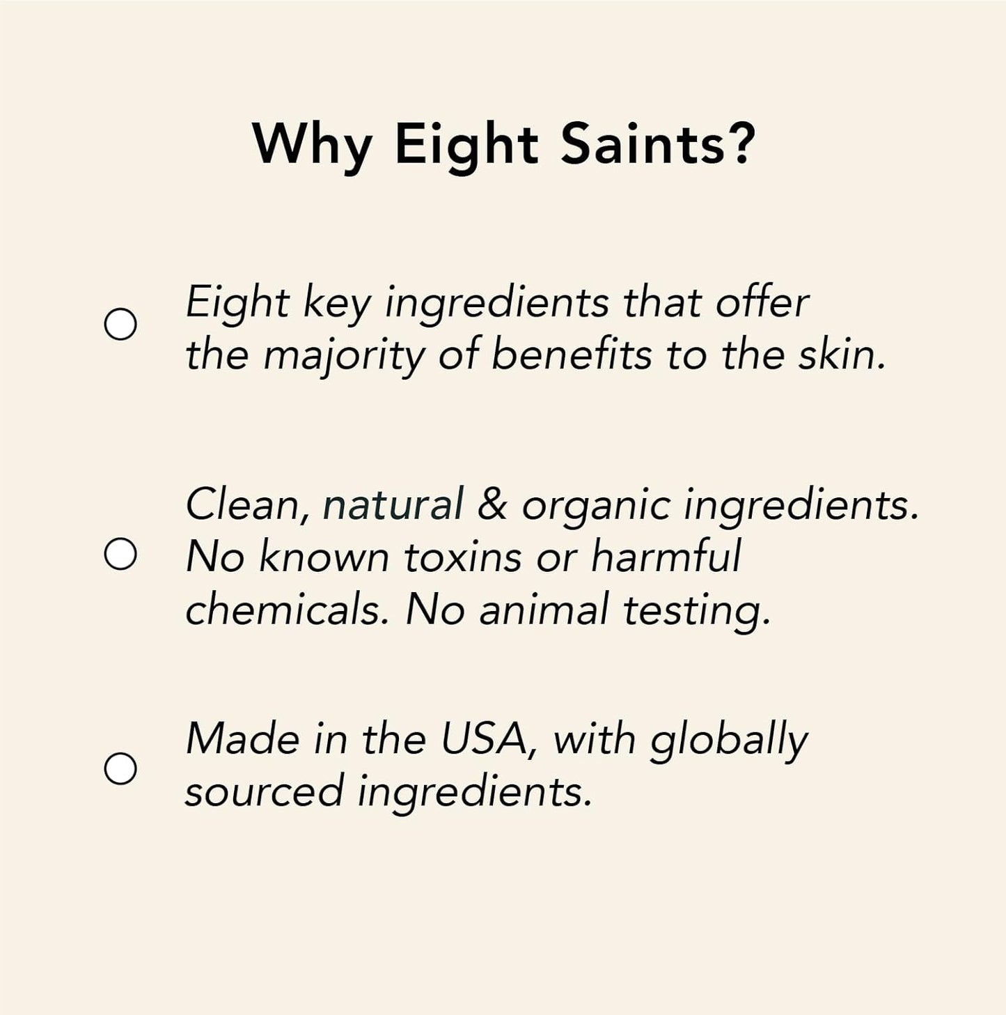Eight Saints Bright Side Cream Facial Cleanser, Moisturizing Non-Foaming Daily Face Wash, Natural and Organic, Gentle and Effective Facial Cleanser, Makeup Remover, Nourishing and Hydrating, 2oz