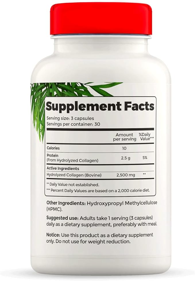 Full Life Hydrolyzed Collagen Supplement - Bovine Collagen Pills 90 Capsules and Aloe Vera with Vitamin E Capsules for Skin - Hydrating Face Moisturizer - 60 Breakable Capsules