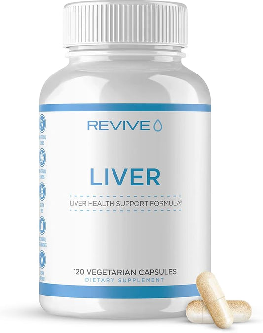 Revive MD Natural Liver Cleanse, Detox, 120 Capsules