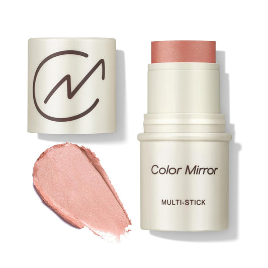 Multi-Use Makeup Stick - Blush, Lipstick, Eyeshadow & Highlighter For All Skin, Buildable Color, Long-Lasting, Lightweight, Natural Soft Finish(06 Toffee Shimmer), 0.158 oz