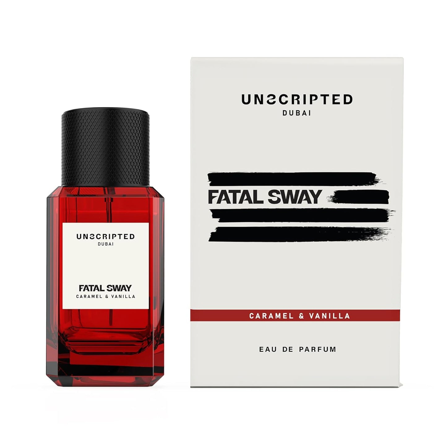 Unscripted Fatal Sway - Perfume for Men and Women - Women and Men Cologne with Caramel, Vanilla, Benzoin, and White Musk - Travel Size - 3.4 oz