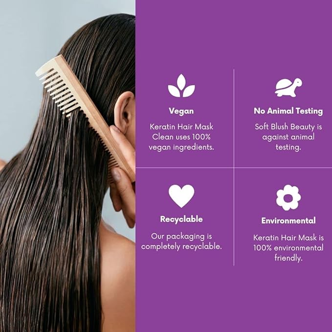 Morfose Keratin Hair Mask for Curls, Frizzy, Bleached Hair, Deep Conditioning with Improved Elasticity, 500ml