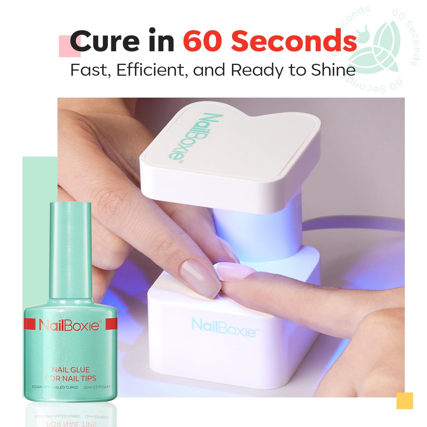 modelones 9 in One Nail Glue for Press Ons, Clear Tips, Acrylic Nails