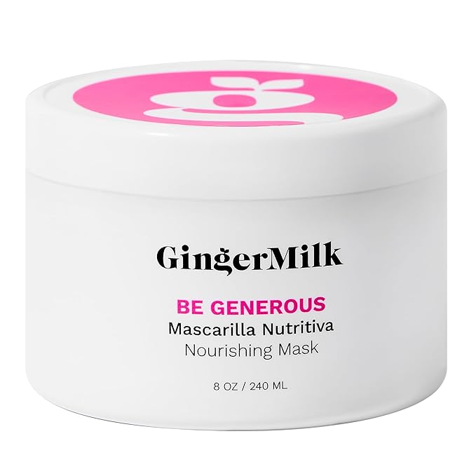 GINGER MILK - Hair Mask For Damaged & Dry Hair, Deep Conditioning, Promotes Growth (8 oz.)