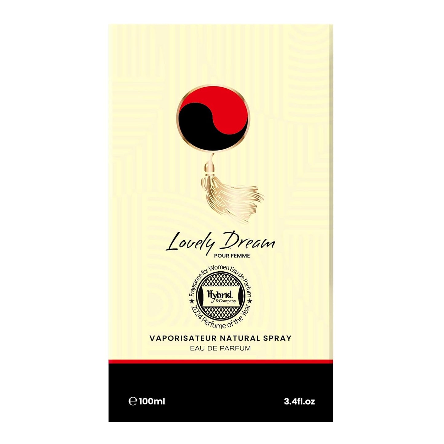 Hybrid & Company Women Lovely Dream Eau De Parfum Vaporisateur Natural Spray 3.4 Fl Oz