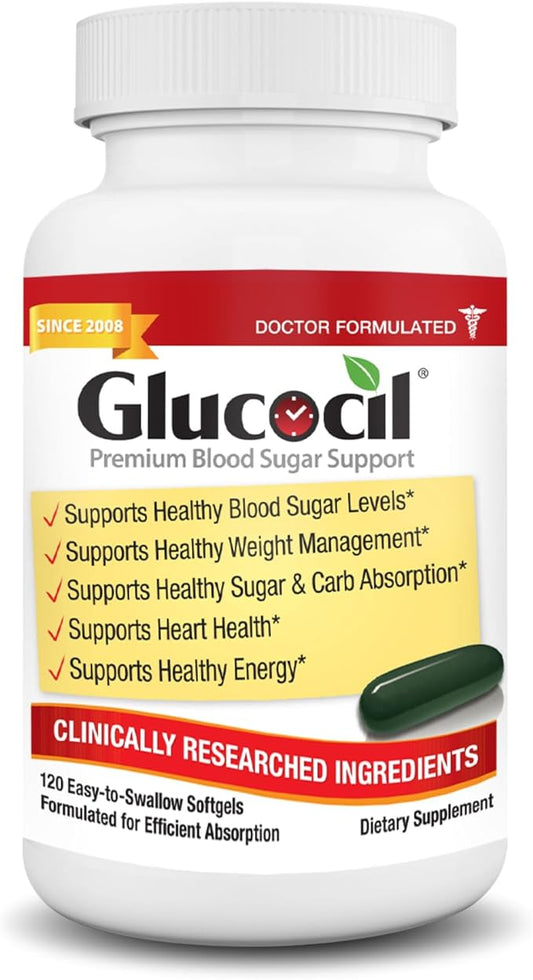 Glucocil – Premium Blood Sugar Support 2 Million 3 Essentials 2008, with