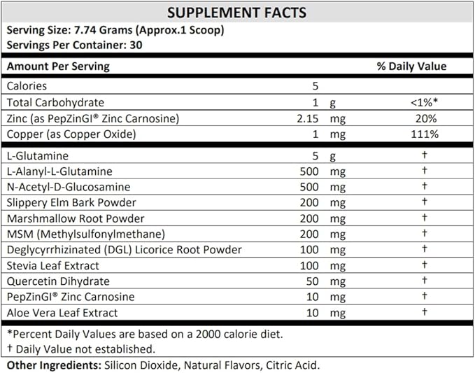 TERRA ORIGIN Healthy Gut Powder (Honey Lemon) 30-Servings with