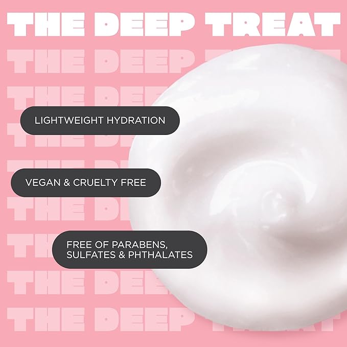 Cake Beauty Travel Hair Mask Set- Deep Treat Volume Boosting Hair Mask, Volumizing & Moisturizing- Hydrolyzed Rice Protien- For Dry Hair- 3 x 1.76 oz