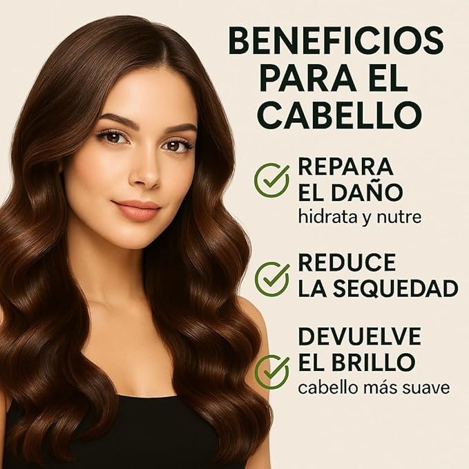 Tratamiento Reparación Intensiva Nutribela15 – 15 Ingredientes Recomendados | Suavidad, Brillo y Fuerza –10.1oz (300ml)
