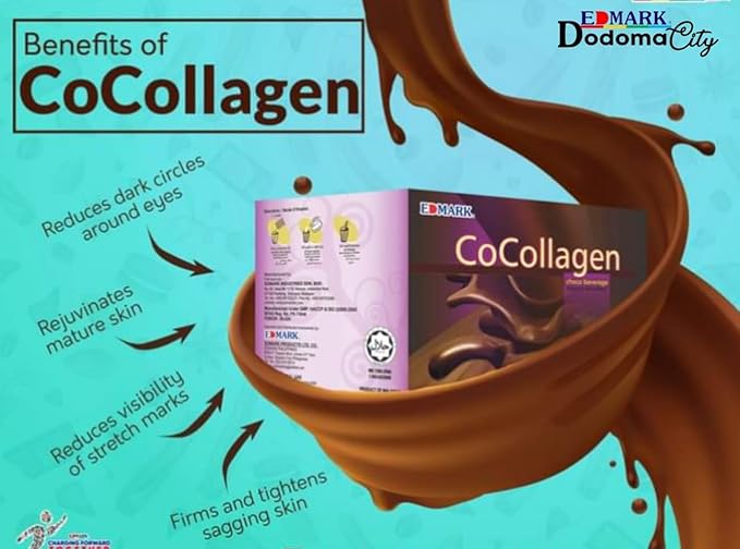 EDMARK COCOLLAGEN Natural Ingredients High Grade Quality Collagen Supplement, Light Brown
