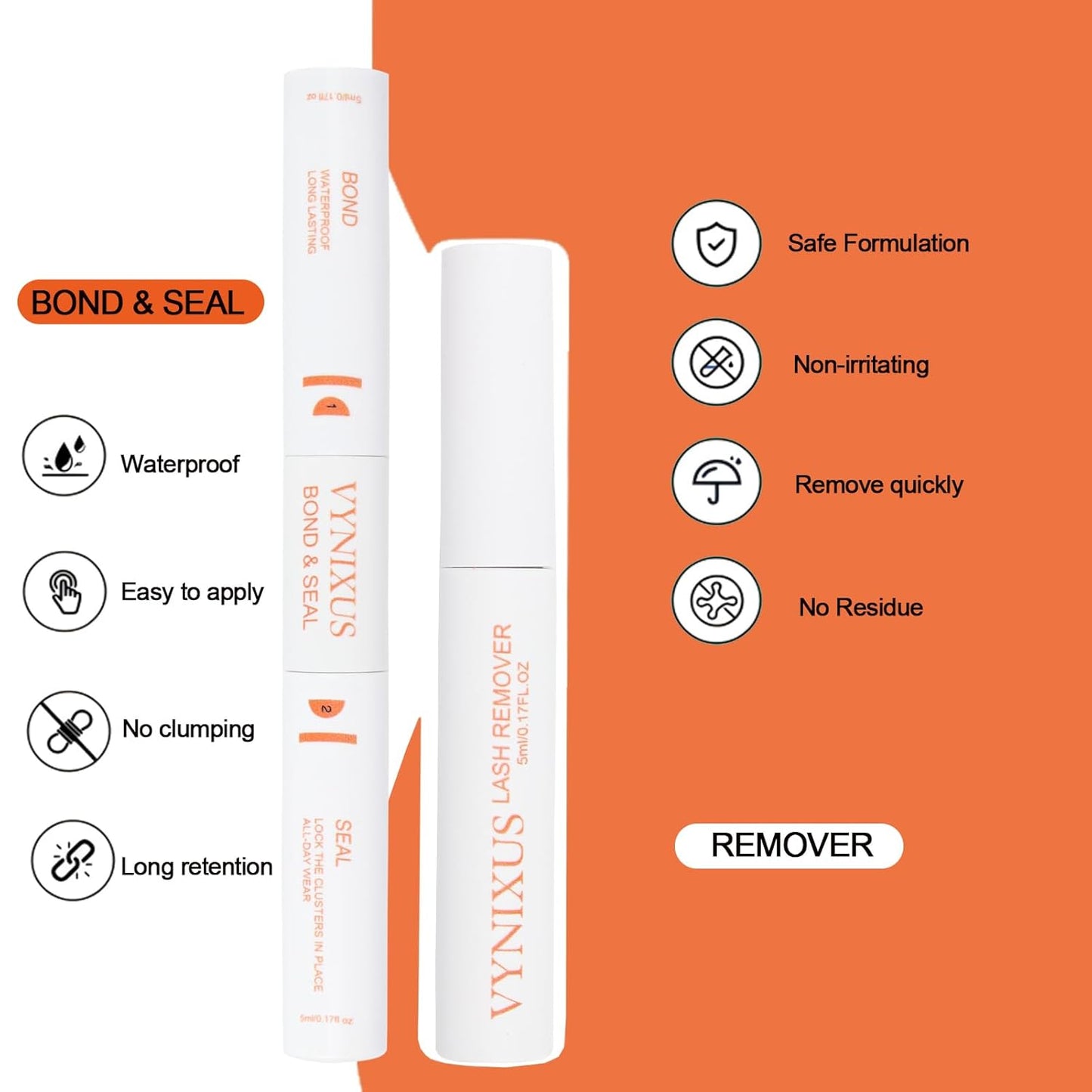 Lash Clusters Kit DIY Lash Extension Kit Eyelash Clusters with Lash Bond and Seal Waterproof Lash Glue Remover Tweezers Brush Cluster Eyelash Extensions Kit (Set 40D-0.07D-Mix8-16)